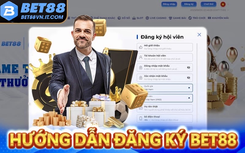 Home Các bước đăng ký tài khoản và giao dịch tại BET88